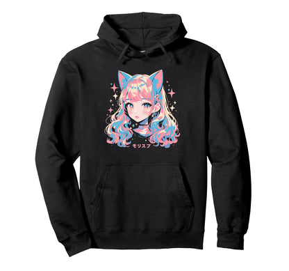 Goth Grunge Demon Anime Waifu Horror Hoodie - Streetwear Style Men Women - T-Shirt, Sweatshirt, Hoodie