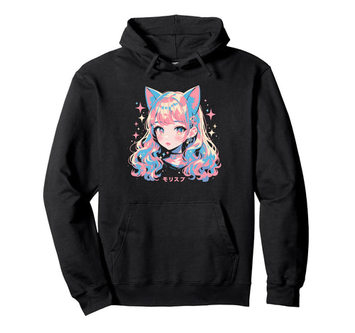 Goth Grunge Demon Anime Waifu Horror Hoodie - Streetwear Style Men Women - T-Shirt, Sweatshirt, Hoodie