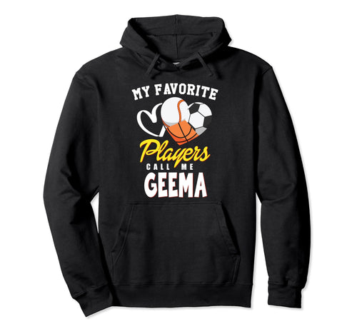 My Favorite Players Baseball Soccer Hoodie - Graphic Print Men Women - T-Shirt, Sweatshirt, Hoodie