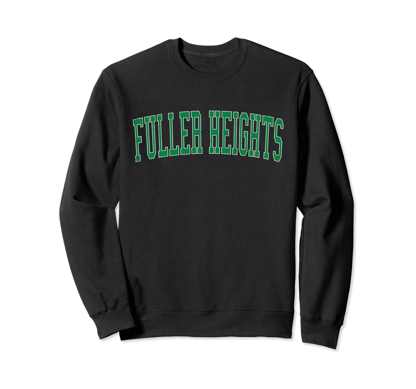Fuller Heights Fl Distressed Sweatshirt - Minimalist Print for Adults - T-Shirt, Sweatshirt, Hoodie