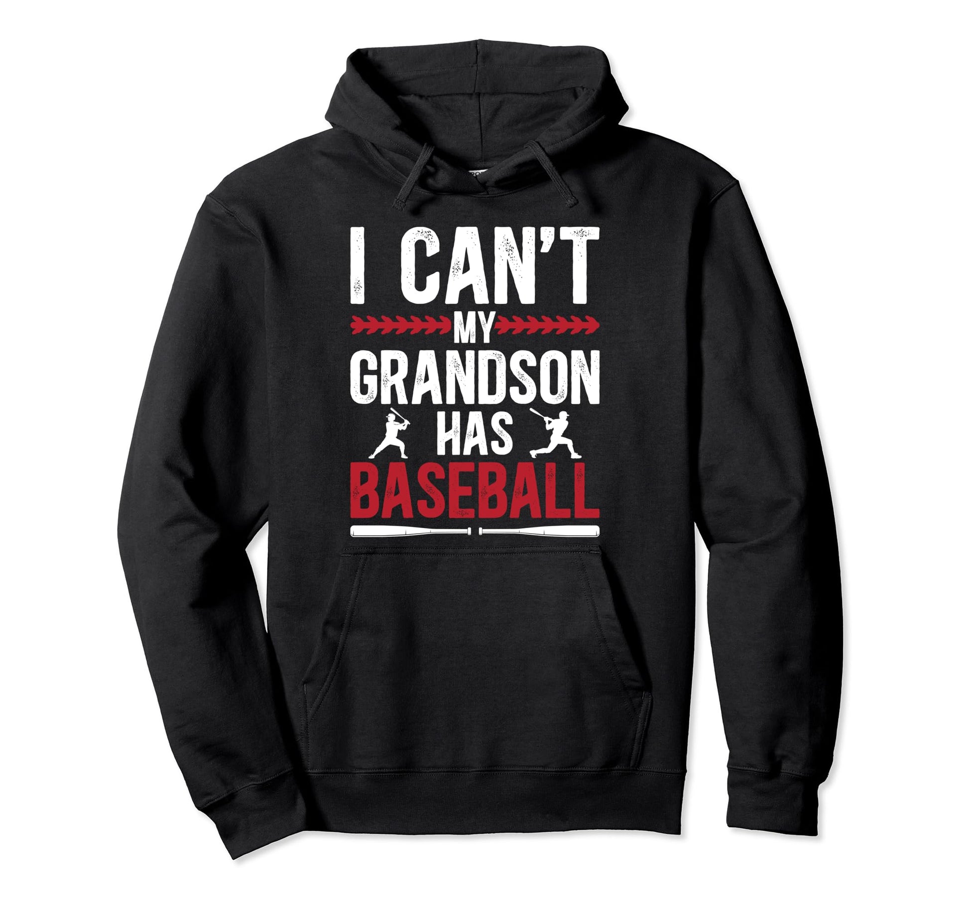 My Grandson Has Baseball Grandpa Hoodie - Graphic Print for Adults - T-Shirt, Sweatshirt, Hoodie