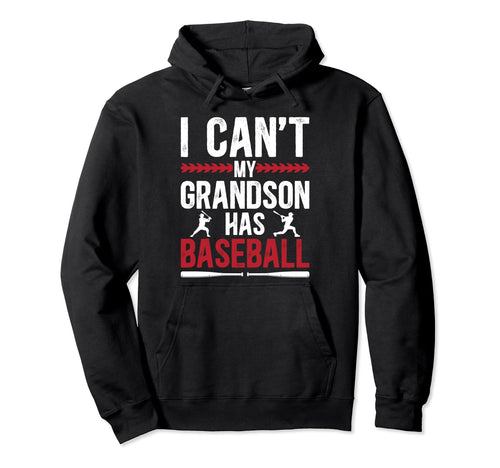 My Grandson Has Baseball Grandpa Hoodie - Graphic Print for Adults - T-Shirt, Sweatshirt, Hoodie