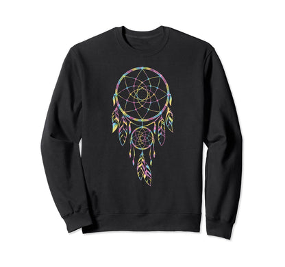Dreamcatcher Tie Dye Boho Hippie Sweatshirt - Streetwear Style Unisex - T-Shirt, Sweatshirt, Hoodie