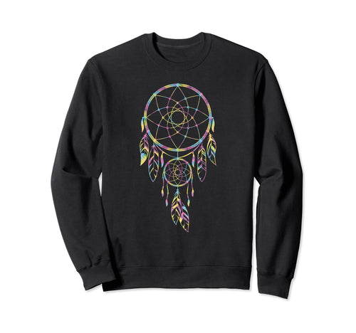 Dreamcatcher Tie Dye Boho Hippie Sweatshirt - Streetwear Style Unisex - T-Shirt, Sweatshirt, Hoodie