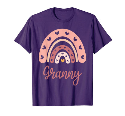 Granny Birthday Rainbow Boho Granny T-Shirt - Streetwear Style Men Women - T-Shirt, Sweatshirt, Hoodie