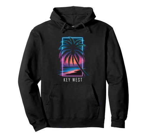 Retrowave Palm Tree Synthwave Vaporwave Hoodie - Aesthetic Graphic Unisex - T-Shirt, Sweatshirt, Hoodie