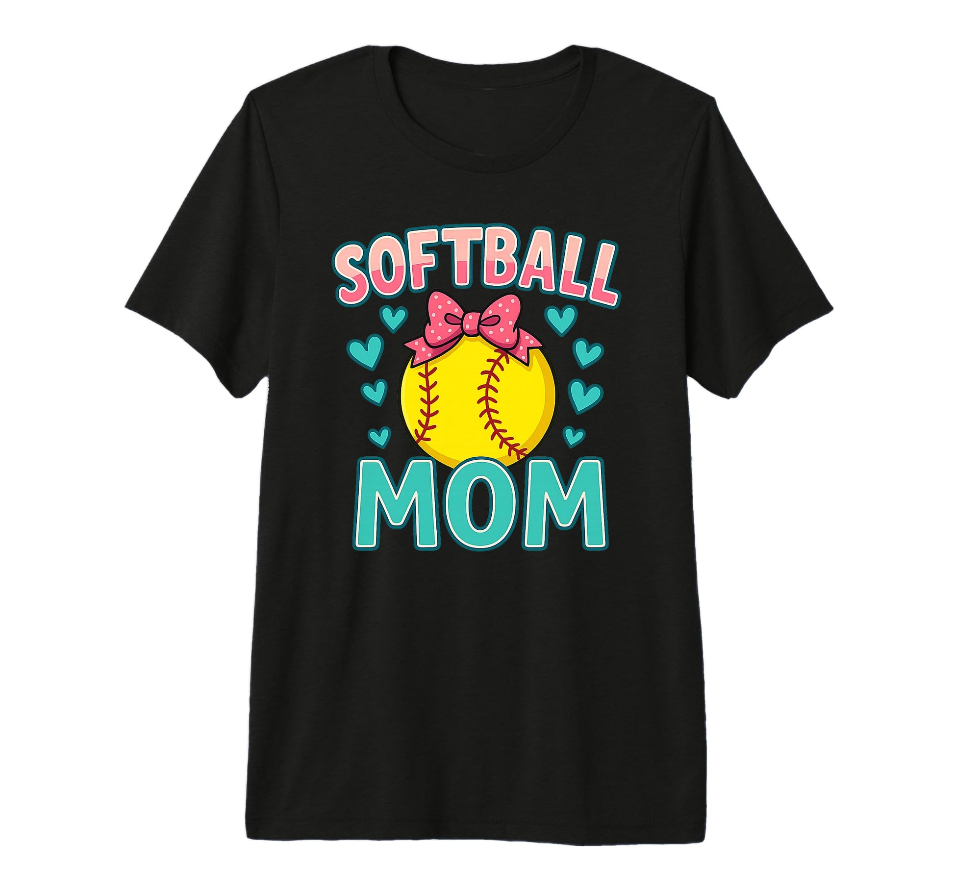 Proud Softball Mom Life Love My T-Shirt - Casual Everyday Wear Men Women - T-Shirt, Sweatshirt, Hoodie
