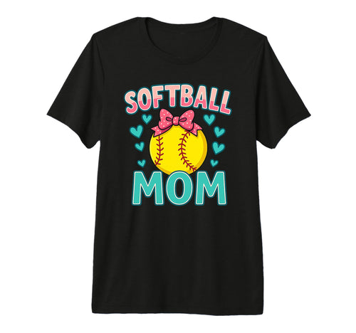 Proud Softball Mom Life Love My T-Shirt - Casual Everyday Wear Men Women - T-Shirt, Sweatshirt, Hoodie
