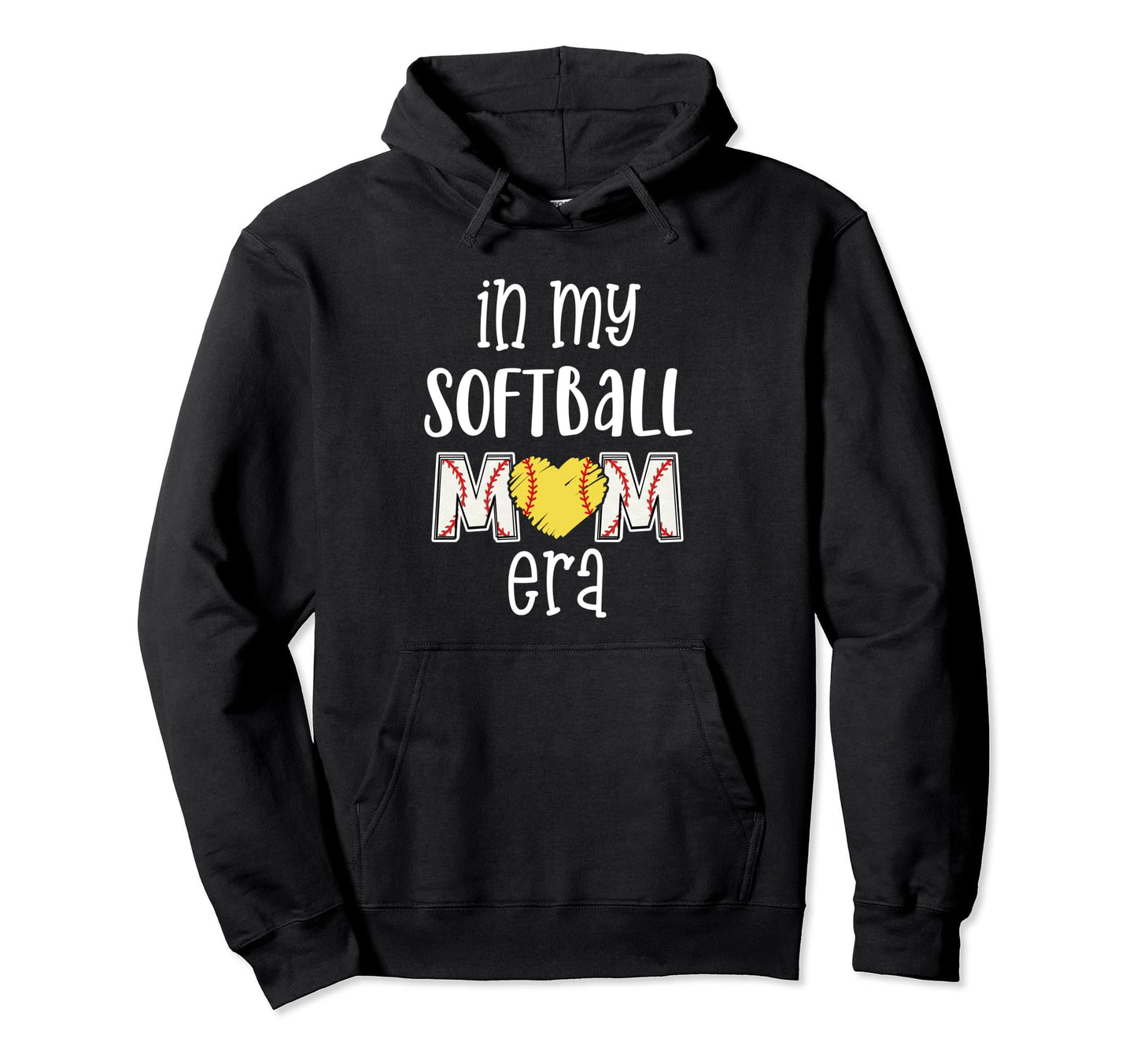 My Softball Mom Era Proud Softball Team Mom Hoodie - Unique Graphic Unisex - T-Shirt, Sweatshirt, Hoodie