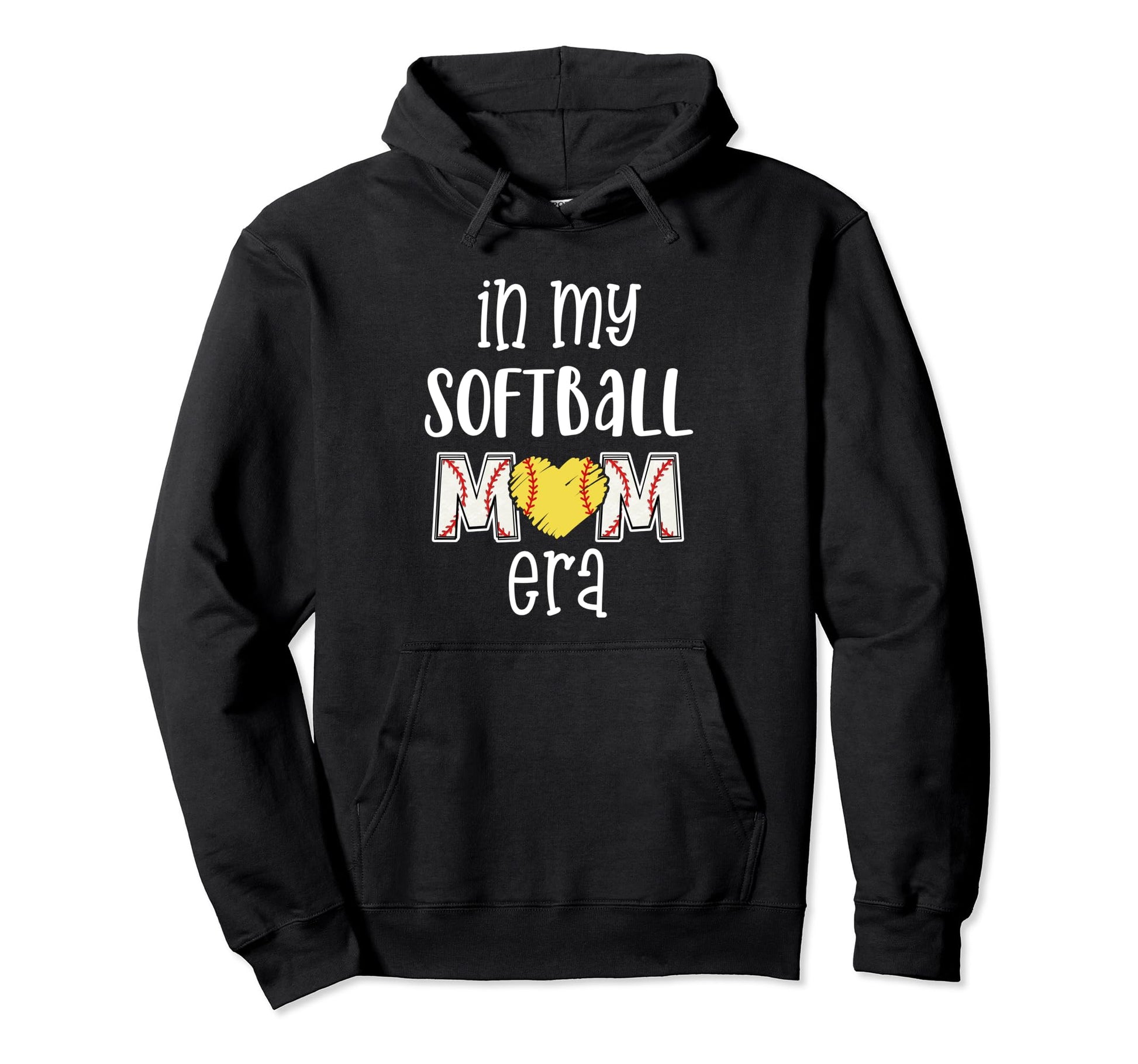 My Softball Mom Era Proud Softball Team Mom Hoodie - Unique Graphic Unisex - T-Shirt, Sweatshirt, Hoodie