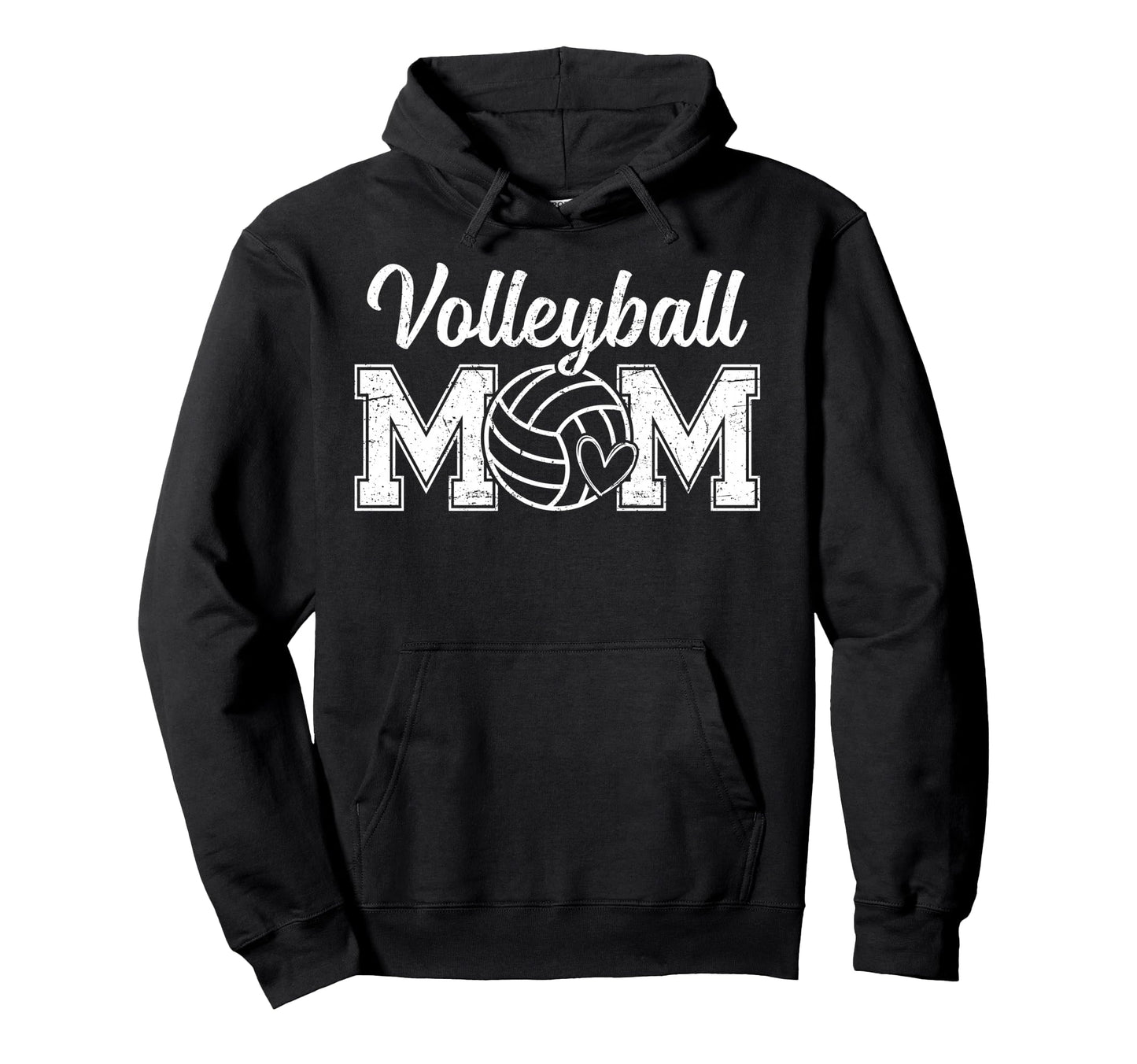 Volleyball Mom Game Day Vibes Hoodie - Fun Novelty Design for Adults - T-Shirt, Sweatshirt, Hoodie