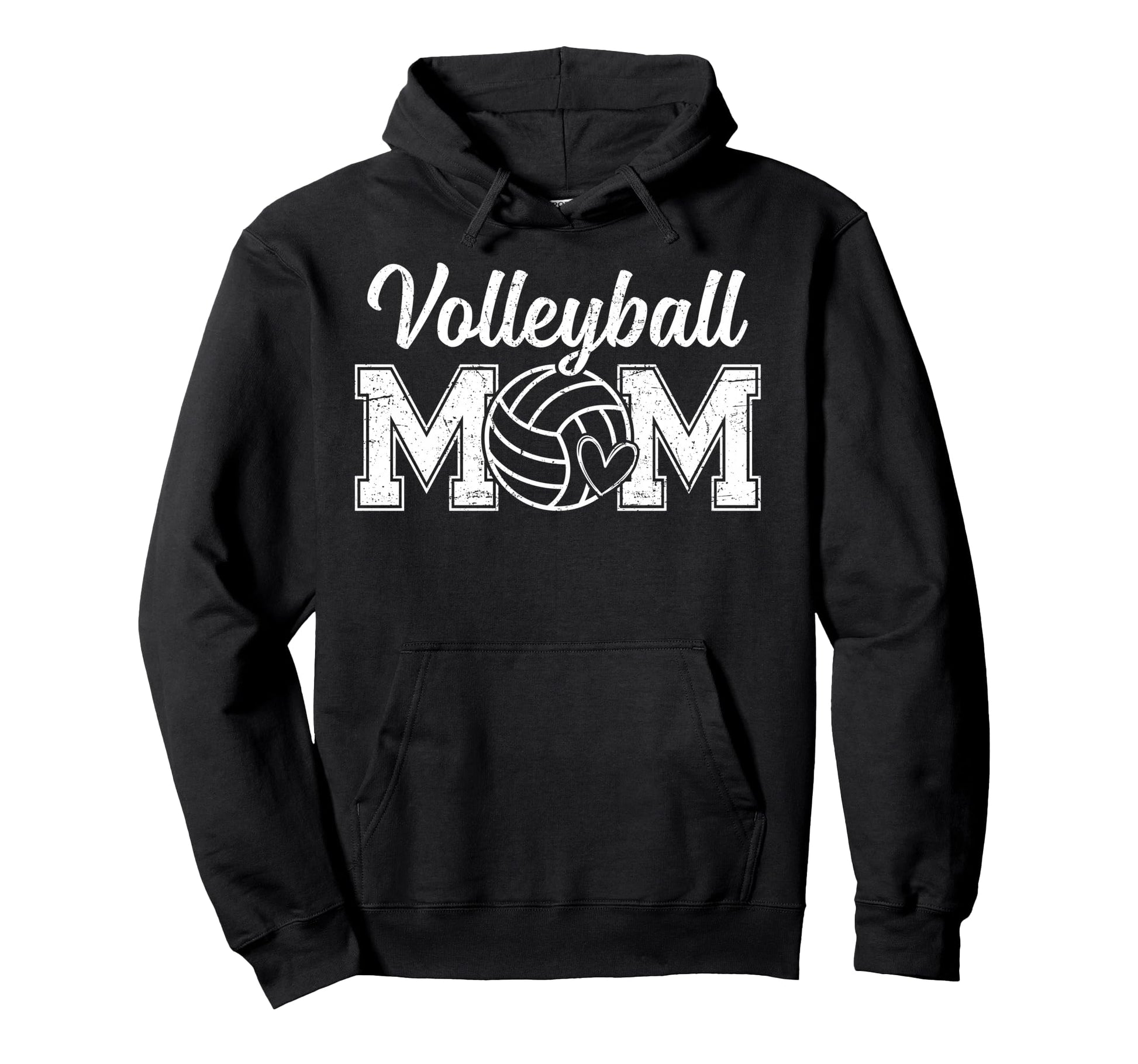 Volleyball Mom Game Day Vibes Hoodie - Fun Novelty Design for Adults - T-Shirt, Sweatshirt, Hoodie
