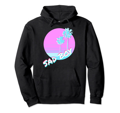 Sad Vaporwave Aesthetic 90S 80S Glitch Art Hoodie - Streetwear Style Unisex - T-Shirt, Sweatshirt, Hoodie