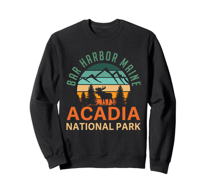 Bar Harbor Maine Acadia National Park Sweatshirt - Graphic Print Men Women - T-Shirt, Sweatshirt, Hoodie