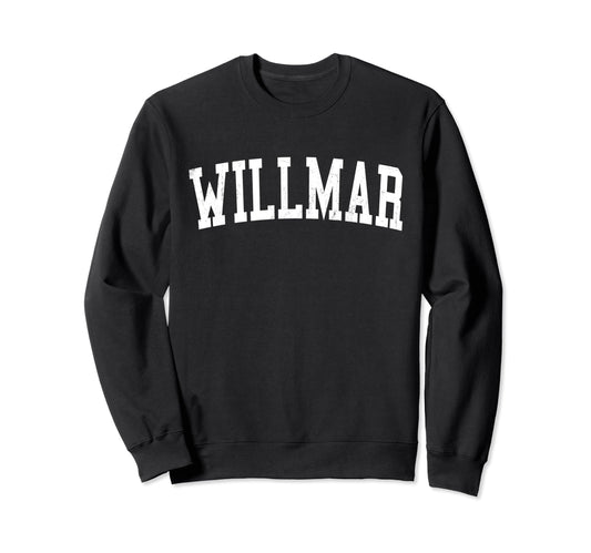 Willmar Mn Distressed White Sweatshirt - Casual Everyday Wear for Adults - T-Shirt, Sweatshirt, Hoodie