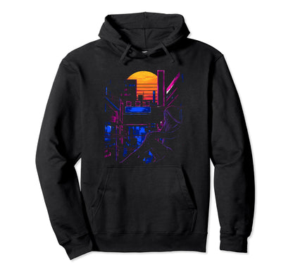 Aesthetic Japanese Anime Vaporwave Hoodie - Unique Graphic Men Women - T-Shirt, Sweatshirt, Hoodie