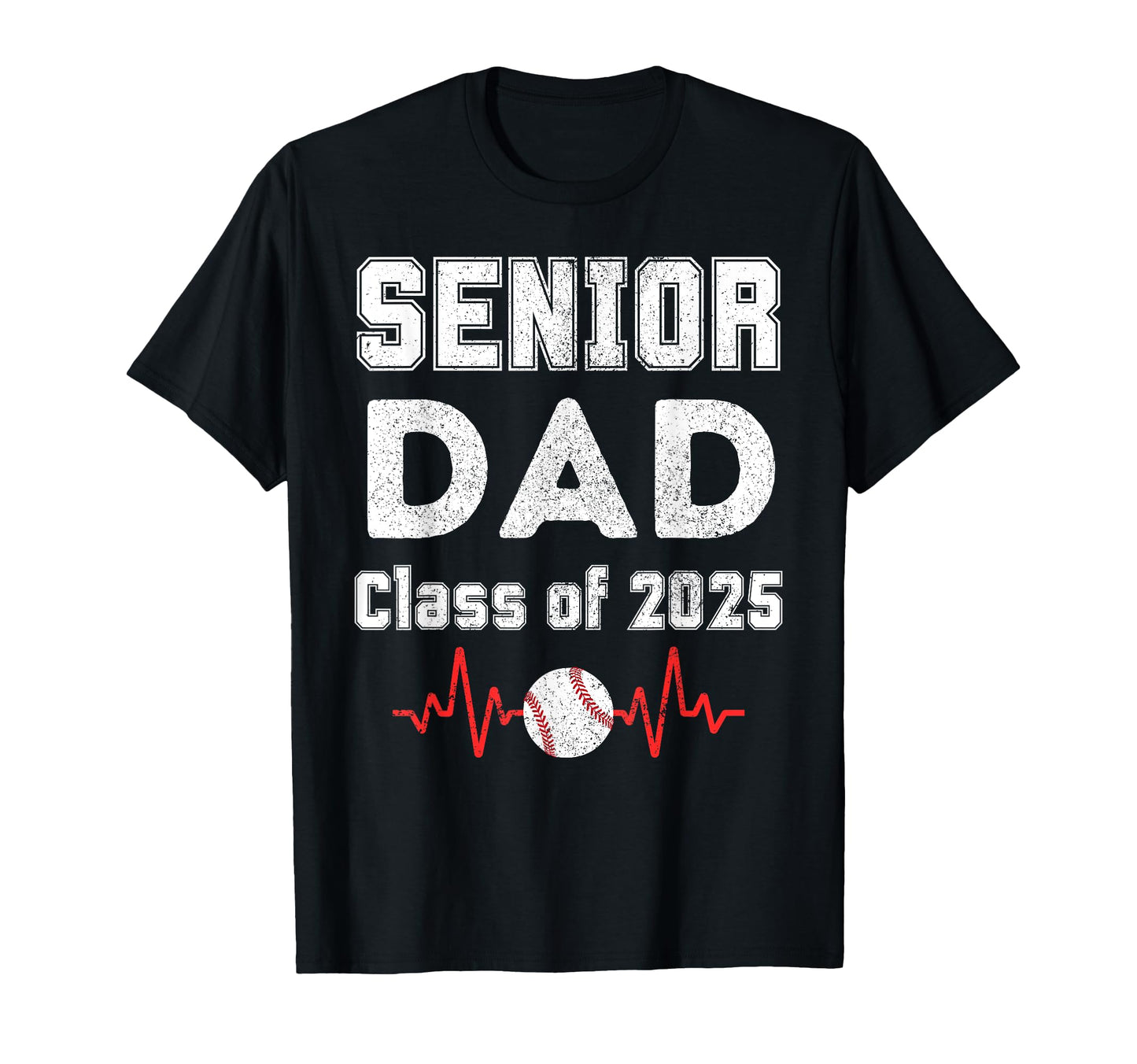 Senior Dad Class 2025 School Graduation T-Shirt - Custom Art Print Unisex - T-Shirt, Sweatshirt, Hoodie