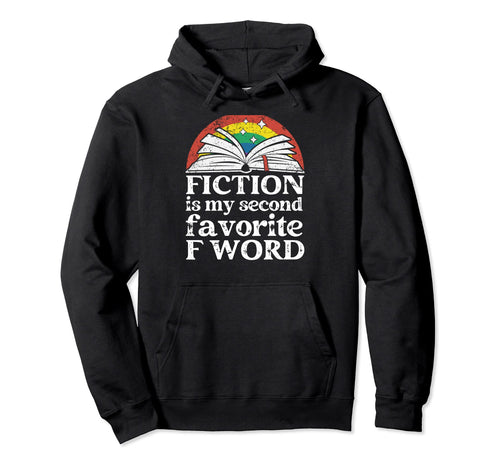 Fiction Lovers Rainbow Author Novelist Hoodie - Custom Art Print for Adults - T-Shirt, Sweatshirt, Hoodie