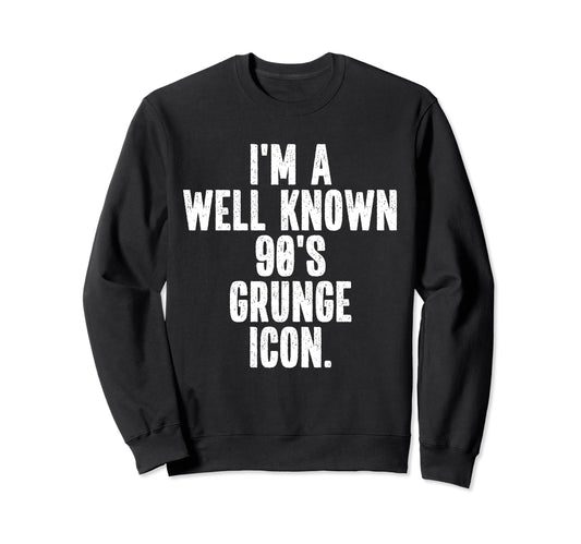 Im Grunge Icon Instant Lazy Halloween Sweatshirt - Graphic Print Unisex - T-Shirt, Sweatshirt, Hoodie