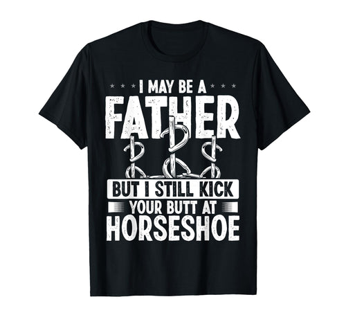 Horseshoe Team Fathers Day Horseshoes Game T-Shirt - Graphic Print Unisex - T-Shirt, Sweatshirt, Hoodie