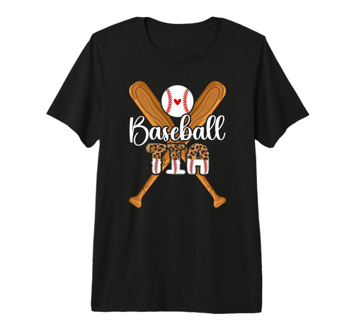 Baseball Tia Leopard Tia Baseball Player T-Shirt - Unique Graphic Unisex - T-Shirt, Sweatshirt, Hoodie