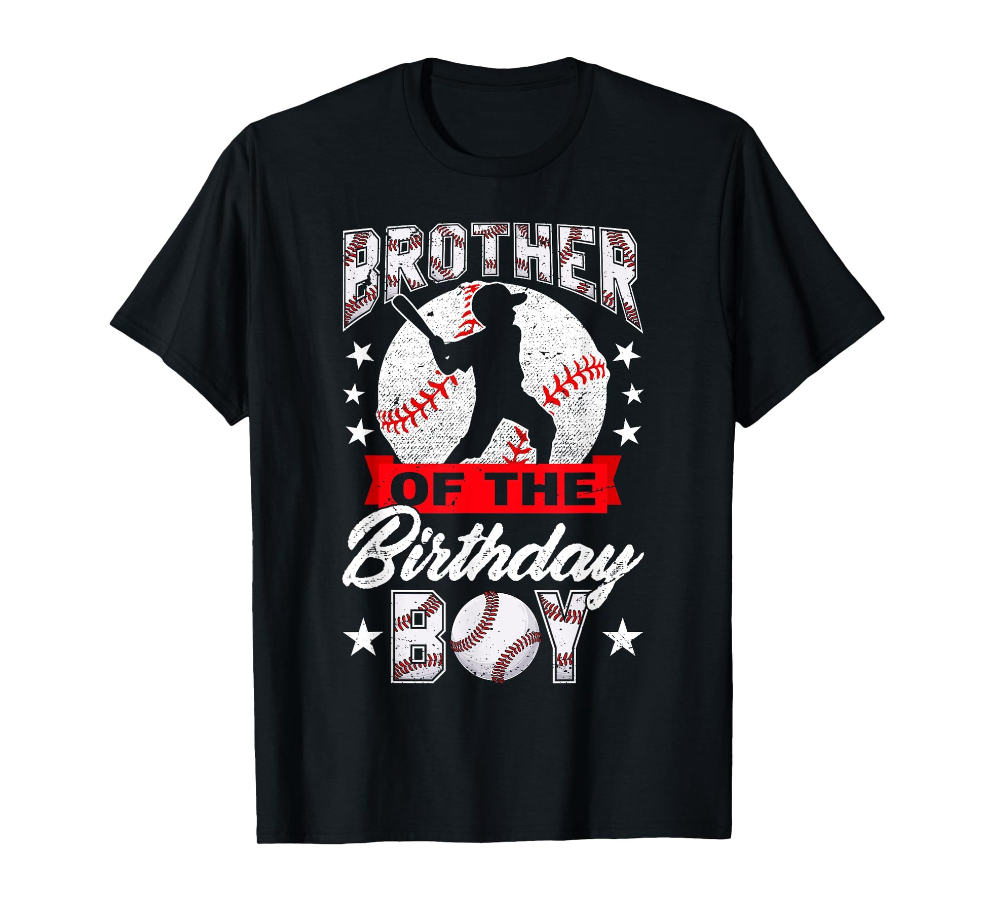 Funny Brother Birthday Day Baseball T-Shirt - Custom Art Print for Adults - T-Shirt, Sweatshirt, Hoodie