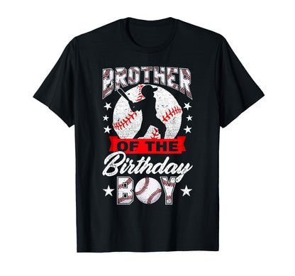 Funny Brother Birthday Day Baseball T-Shirt - Custom Art Print for Adults - T-Shirt, Sweatshirt, Hoodie