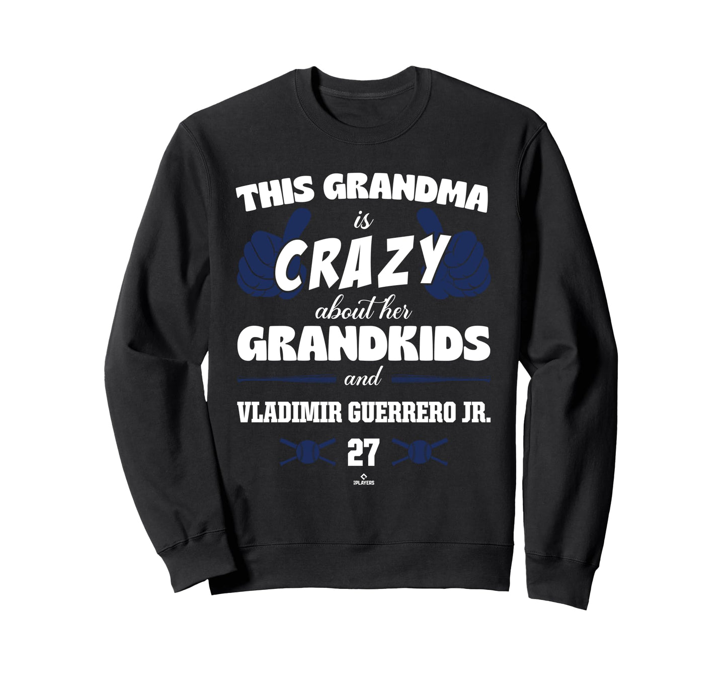 Grandma Crazy Vladimir Guerrero Jr Sweatshirt - Graphic Print Unisex - T-Shirt, Sweatshirt, Hoodie