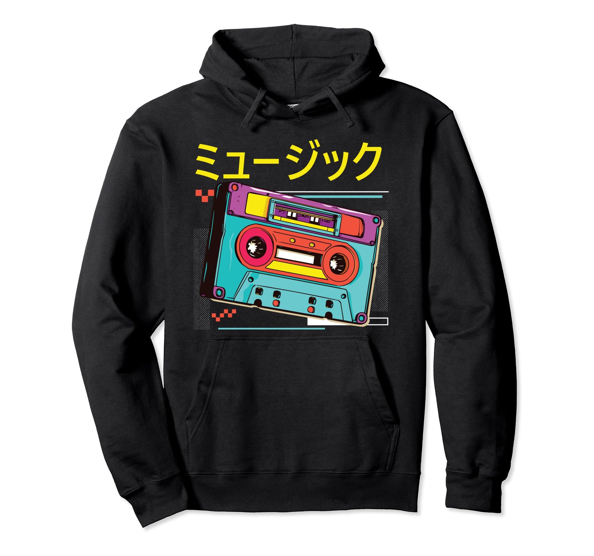 90S Japanese Aesthetics Vaporwave Kanji Hoodie - Unique Graphic Unisex - T-Shirt, Sweatshirt, Hoodie