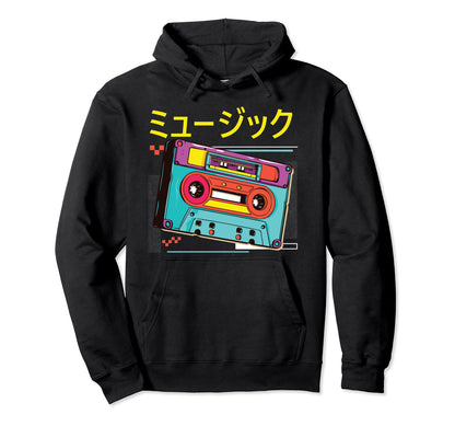 90S Japanese Aesthetics Vaporwave Kanji Hoodie - Unique Graphic Unisex - T-Shirt, Sweatshirt, Hoodie