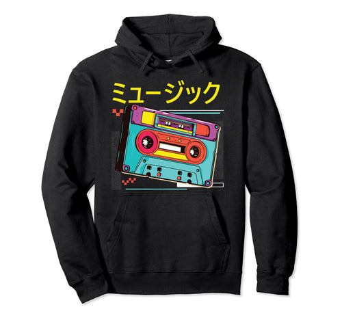 90S Japanese Aesthetics Vaporwave Kanji Hoodie - Unique Graphic Unisex - T-Shirt, Sweatshirt, Hoodie