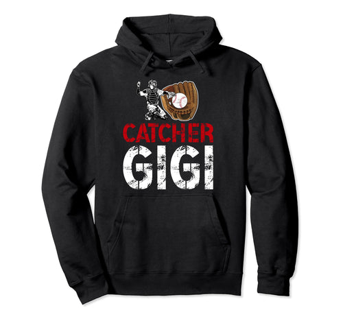 Baseball Catcher Gigi Grandma Gigi Hoodie - Minimalist Print Unisex - T-Shirt, Sweatshirt, Hoodie