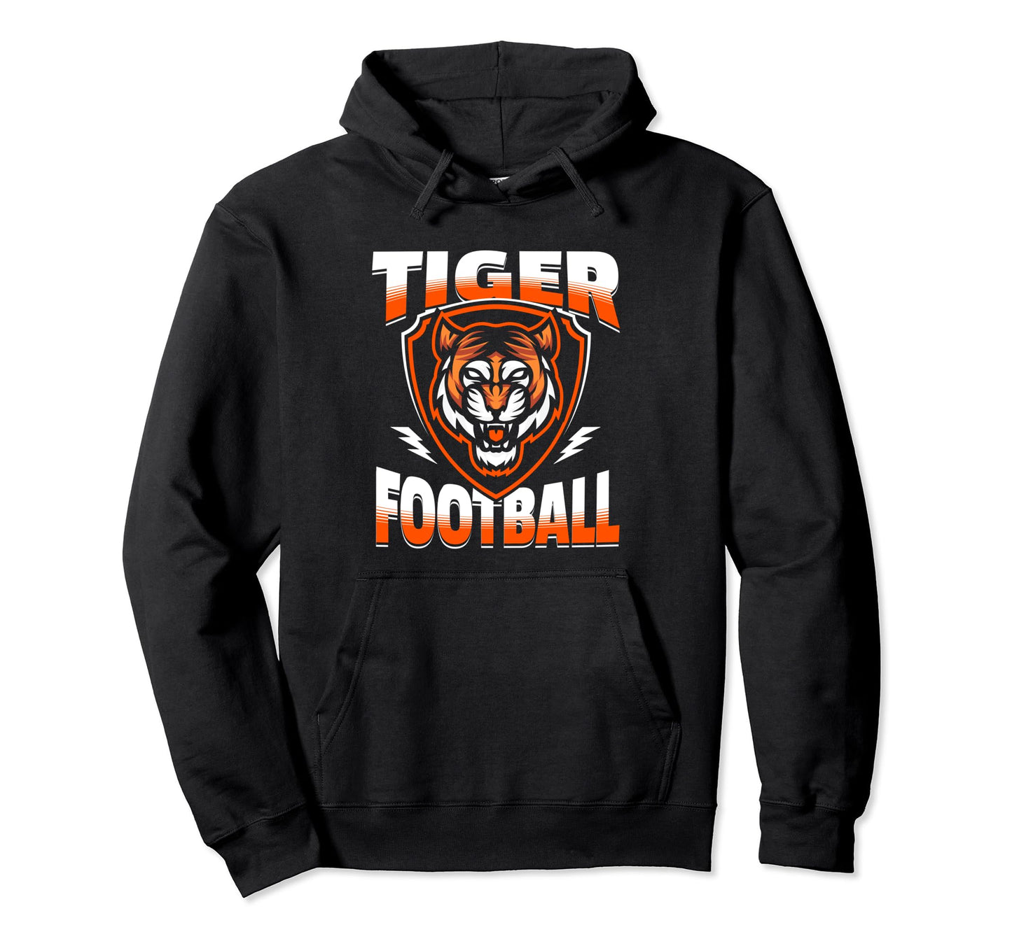Tiger Football Day Mom Dad Tigers Game Hoodie - Unique Graphic Unisex - T-Shirt, Sweatshirt, Hoodie