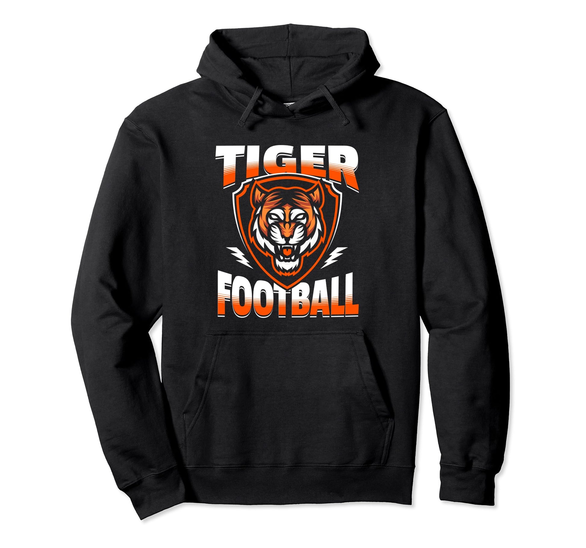 Tiger Football Day Mom Dad Tigers Game Hoodie - Unique Graphic Unisex - T-Shirt, Sweatshirt, Hoodie