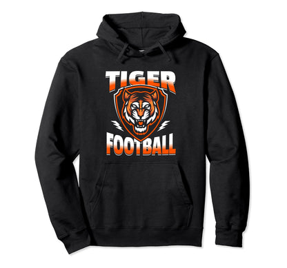 Tiger Football Day Mom Dad Tigers Game Hoodie - Unique Graphic Unisex - T-Shirt, Sweatshirt, Hoodie