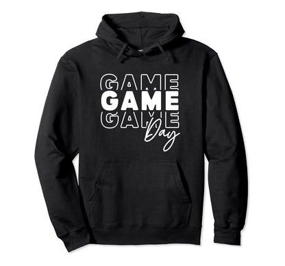Game Day Game Day Football Mom Hoodie - Novelty Apparel Men Women - T-Shirt, Sweatshirt, Hoodie