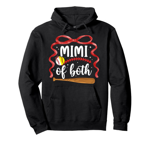 Mimi Both Coquette Baseball Softball Hoodie - Streetwear Style Men Women - T-Shirt, Sweatshirt, Hoodie