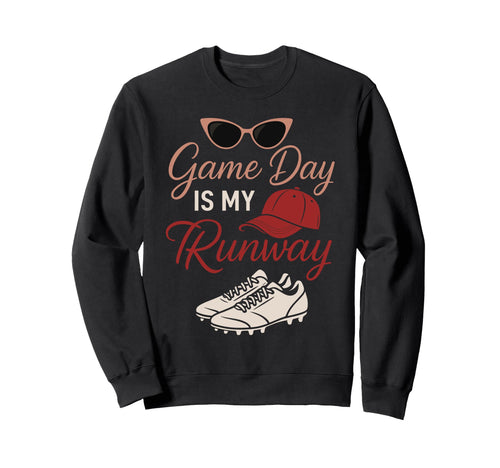 Baseball Mom Dugout Life Game Day Sweatshirt - Custom Art Print Men Women - T-Shirt, Sweatshirt, Hoodie