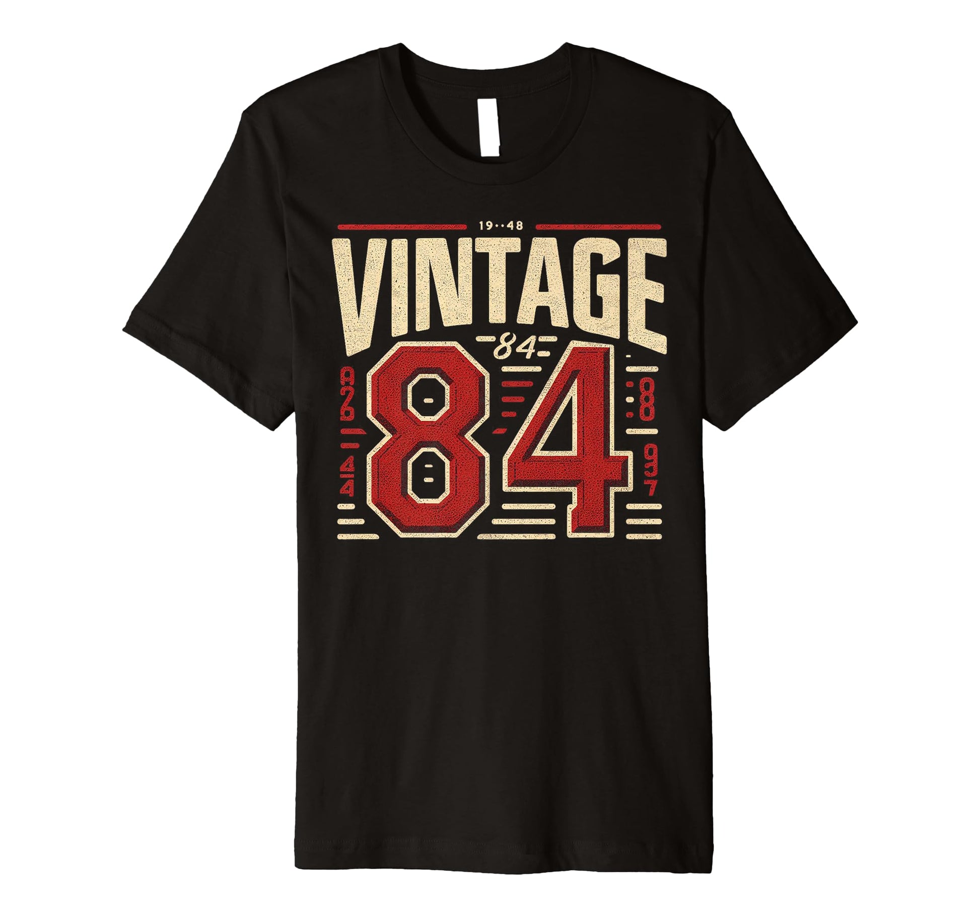 1984 Birthday 84 Born 1984 Typography T-Shirt - Fun Novelty Design Unisex - T-Shirt, Sweatshirt, Hoodie