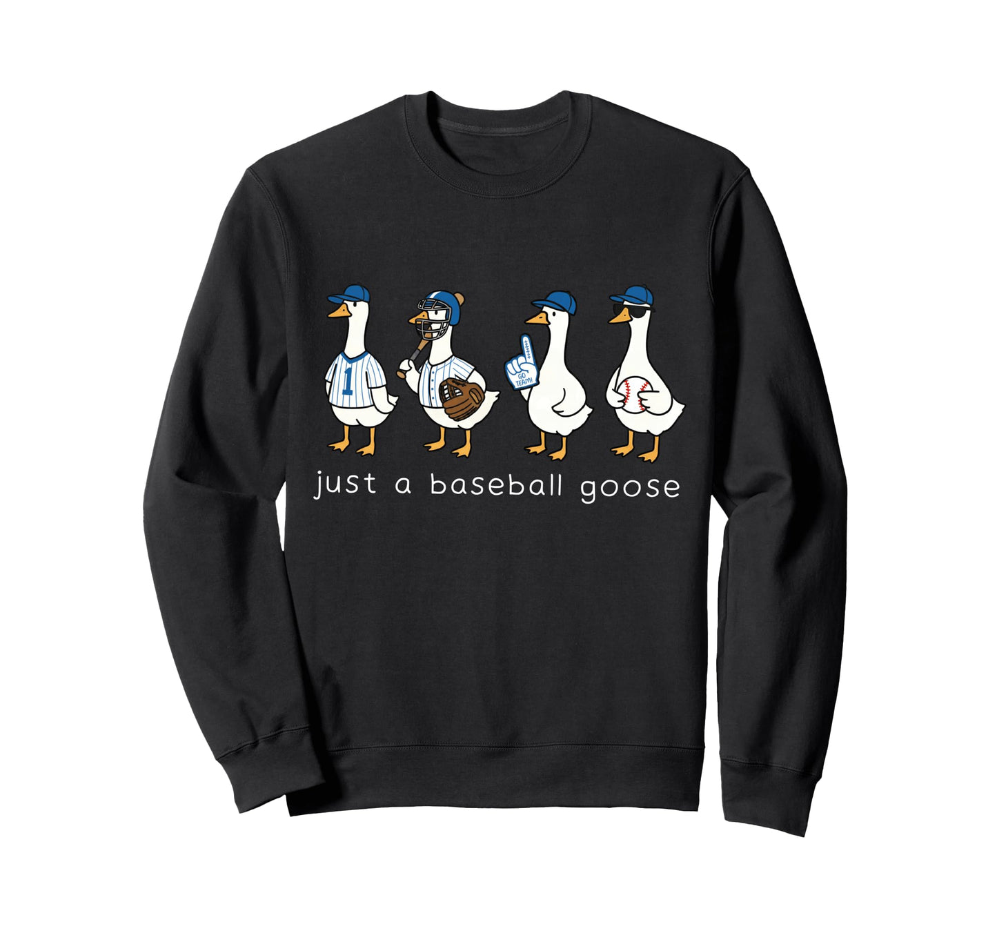 Baseball Game Day Mom Funny Sweatshirt - Fun Novelty Design Men Women - T-Shirt, Sweatshirt, Hoodie