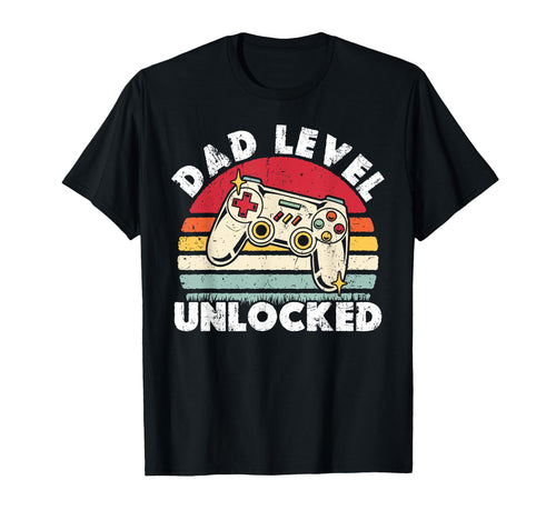Dad Level Unlocked Funny New Dad Gamer T-Shirt - Streetwear Style Unisex - T-Shirt, Sweatshirt, Hoodie