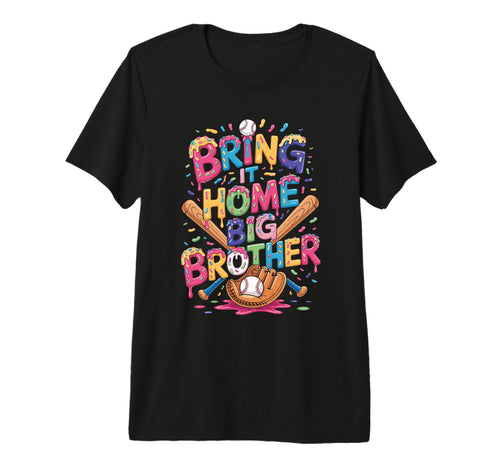 Big Little Brother Baseball Ice Cream T-Shirt - Fun Novelty Design Unisex - T-Shirt, Sweatshirt, Hoodie