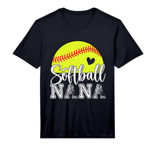 Mens Softball Nana Gifts Mothers Day T-Shirt - Minimalist Print Men Women - T-Shirt, Sweatshirt, Hoodie