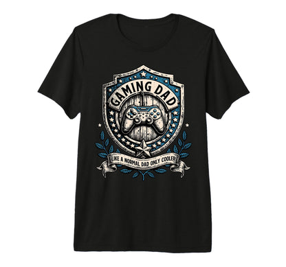 Patriotic Usa Gaming Dad Only Cooler T-Shirt - Graphic Print for Adults - T-Shirt, Sweatshirt, Hoodie