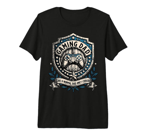 Patriotic Usa Gaming Dad Only Cooler T-Shirt - Graphic Print for Adults - T-Shirt, Sweatshirt, Hoodie