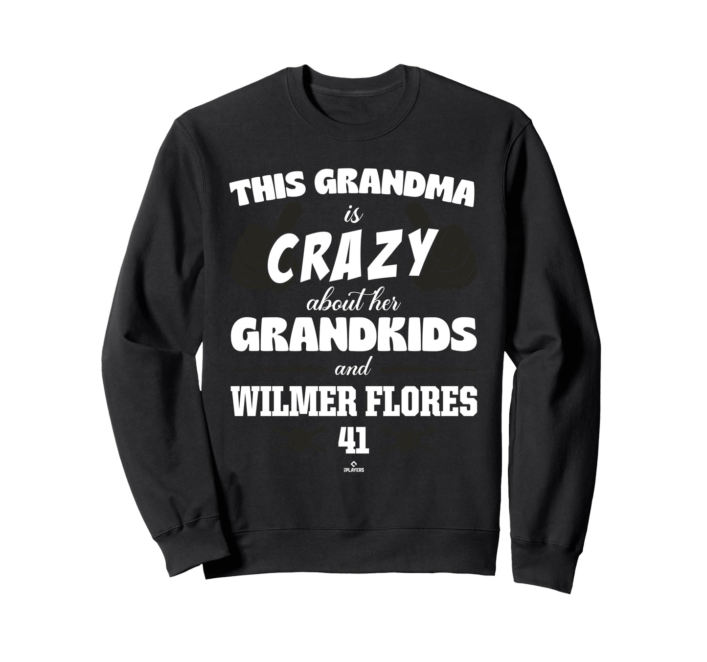 Grandma Crazy Wilmer Flores San Sweatshirt - Unique Graphic Unisex - T-Shirt, Sweatshirt, Hoodie