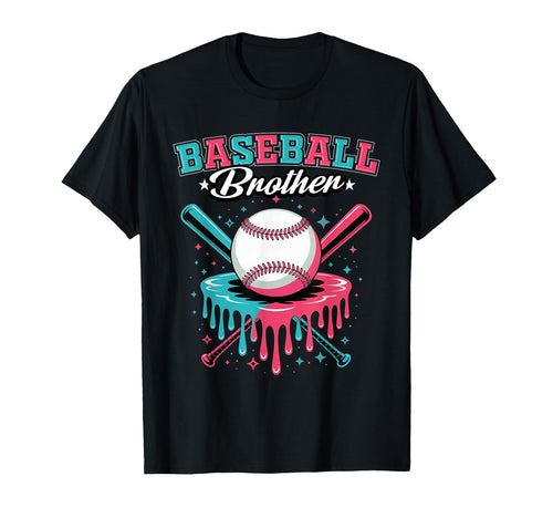 Baseball Brother Drip Ice Cream T-Shirt - Casual Everyday Wear Men Women - T-Shirt, Sweatshirt, Hoodie