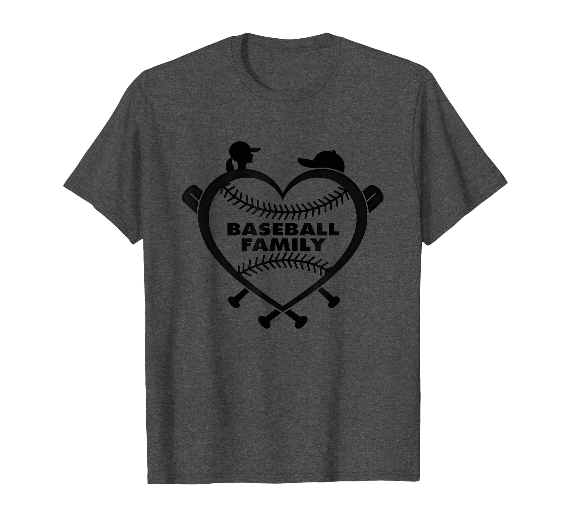 Baseball Family Sister Heart Love Fan T-Shirt - Streetwear Style Unisex - T-Shirt, Sweatshirt, Hoodie