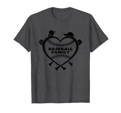 Baseball Family Sister Heart Love Fan T-Shirt - Streetwear Style Unisex - T-Shirt, Sweatshirt, Hoodie
