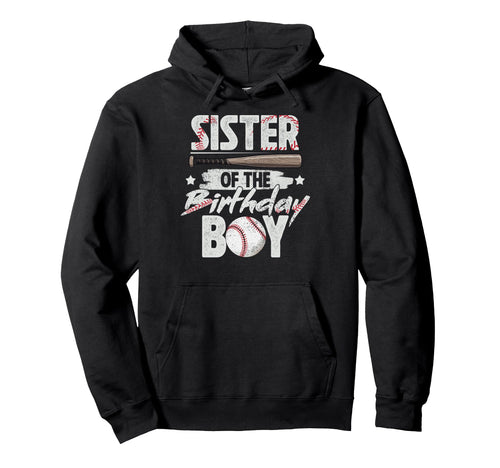 Sister Birthday Matching Baseball Hoodie - Custom Art Print Men Women - T-Shirt, Sweatshirt, Hoodie